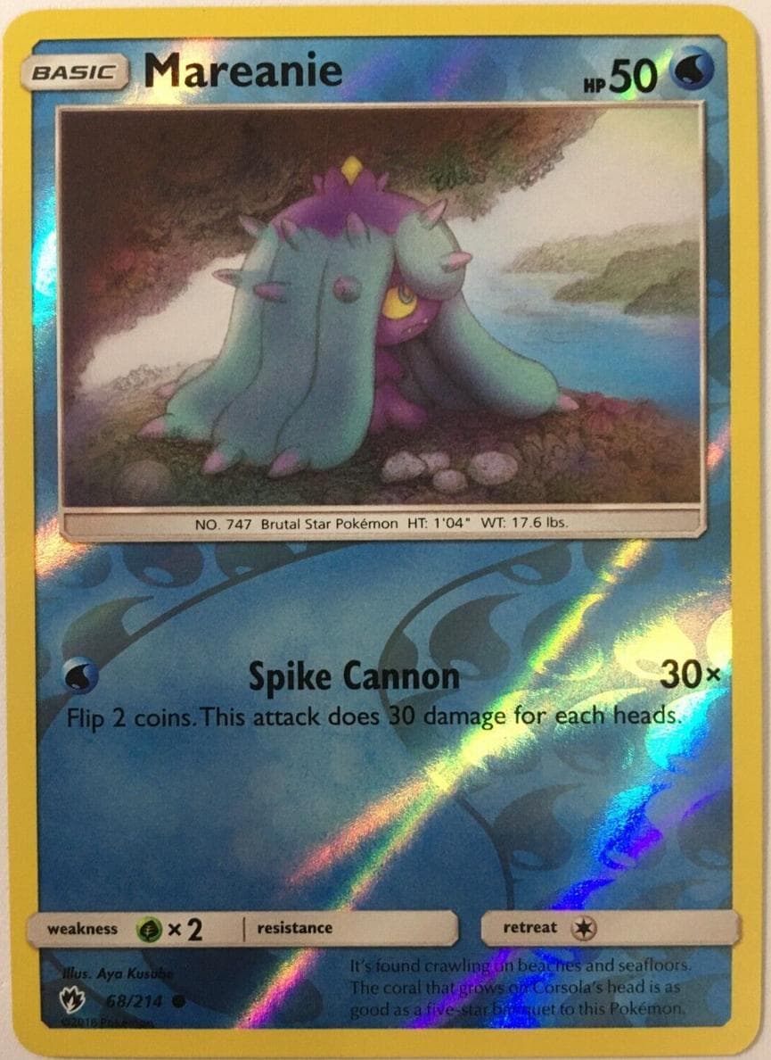 Mareanie trading card