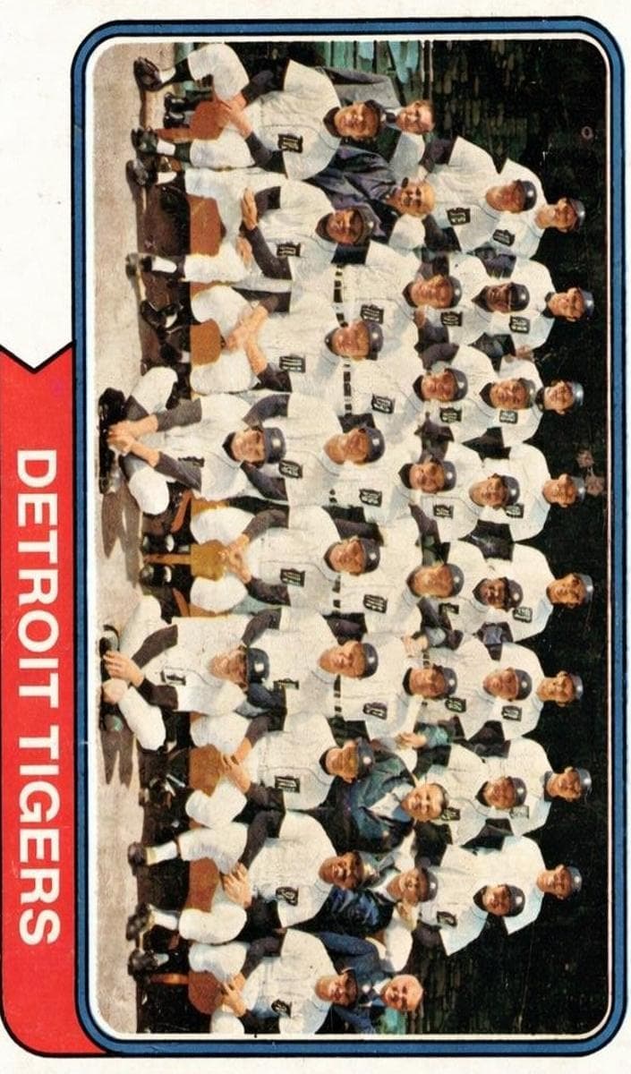Detroit Tigers 1974 topps Topps