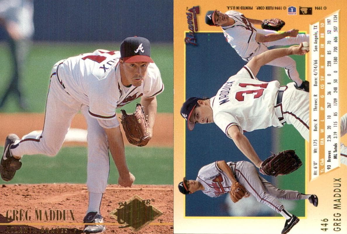 Greg Maddux 1994 unknown Ultra