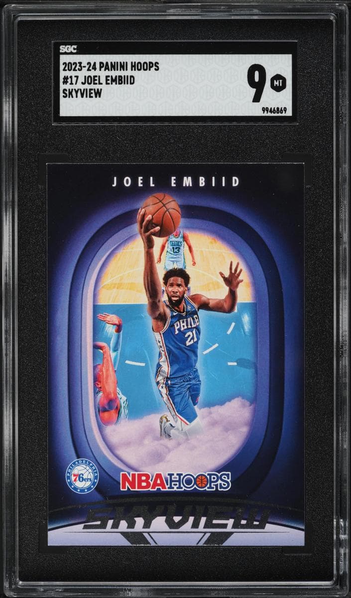 Joel Embiid 2023 panini Hoops Winter