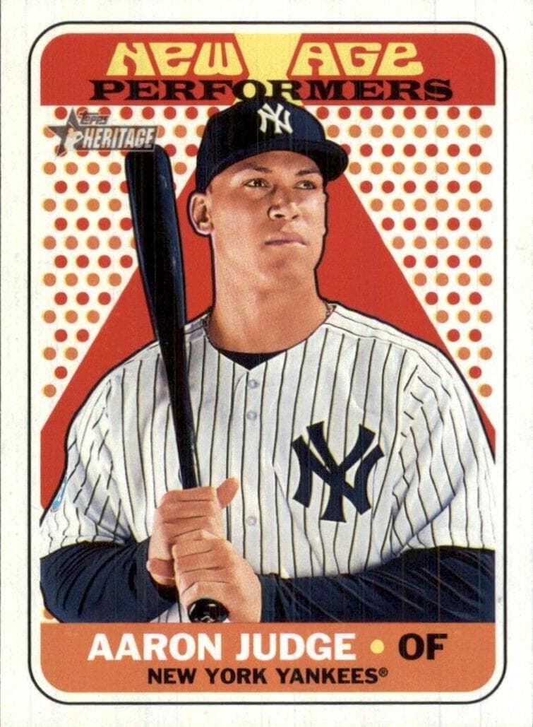 Aaron Judge 2018 topps Topps Heritage