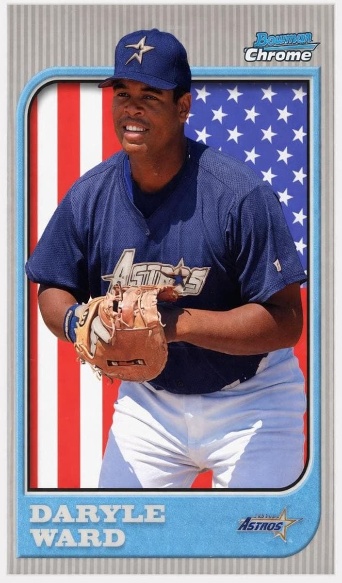 Daryle Ward 1997 bowman Bowman Chrome