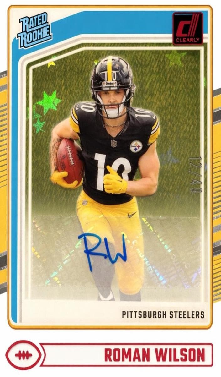 Roman Wilson trading card