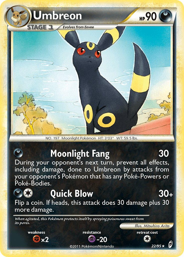 Umbreon 2011 Pokemon Call of Legends