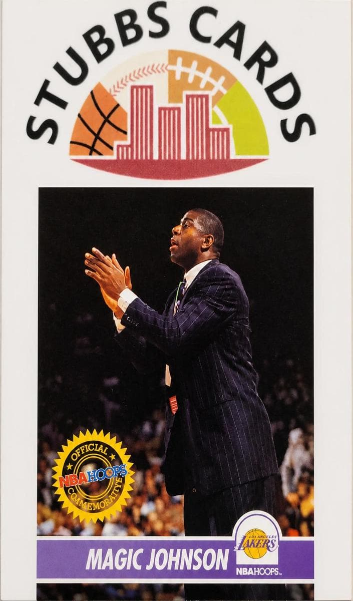 Magic Johnson 1994 panini Hoops