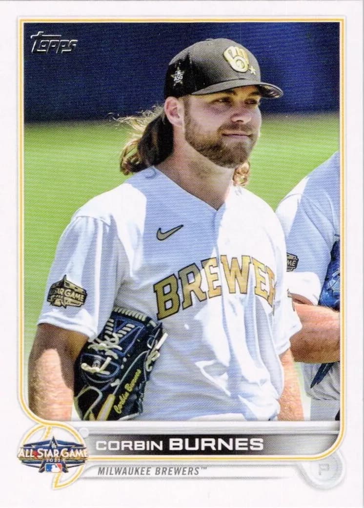 Corbin Burnes 2022 topps Topps Update