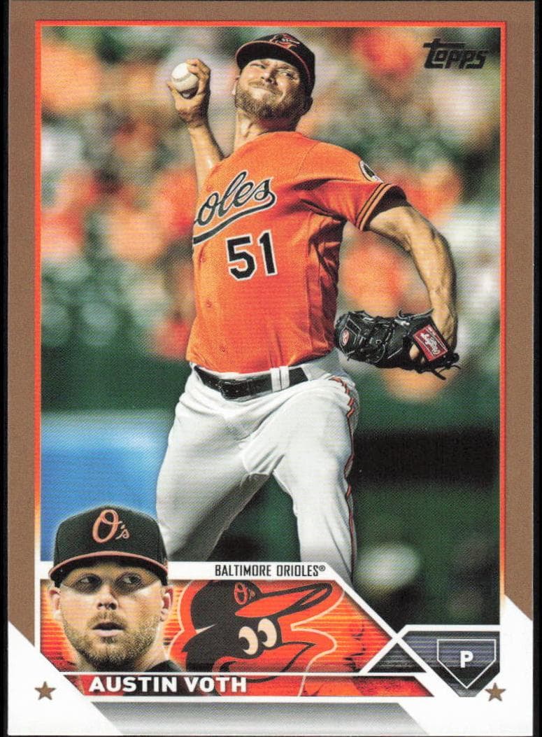Austin Voth trading card