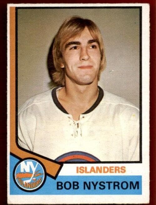 Bob Nystrom 1974 topps O-Pee-Chee