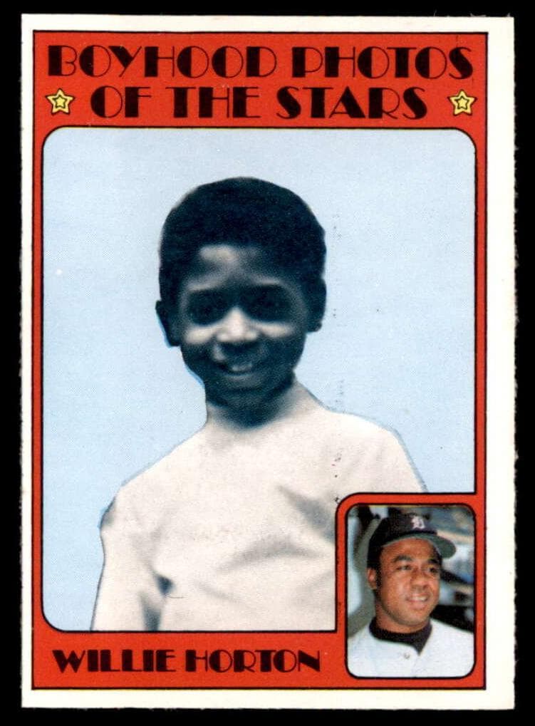 Willie Horton 1972 topps O-Pee-Chee
