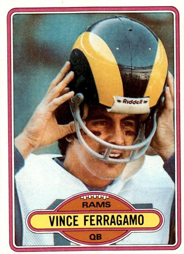 Vince Ferragamo 1980 topps Topps
