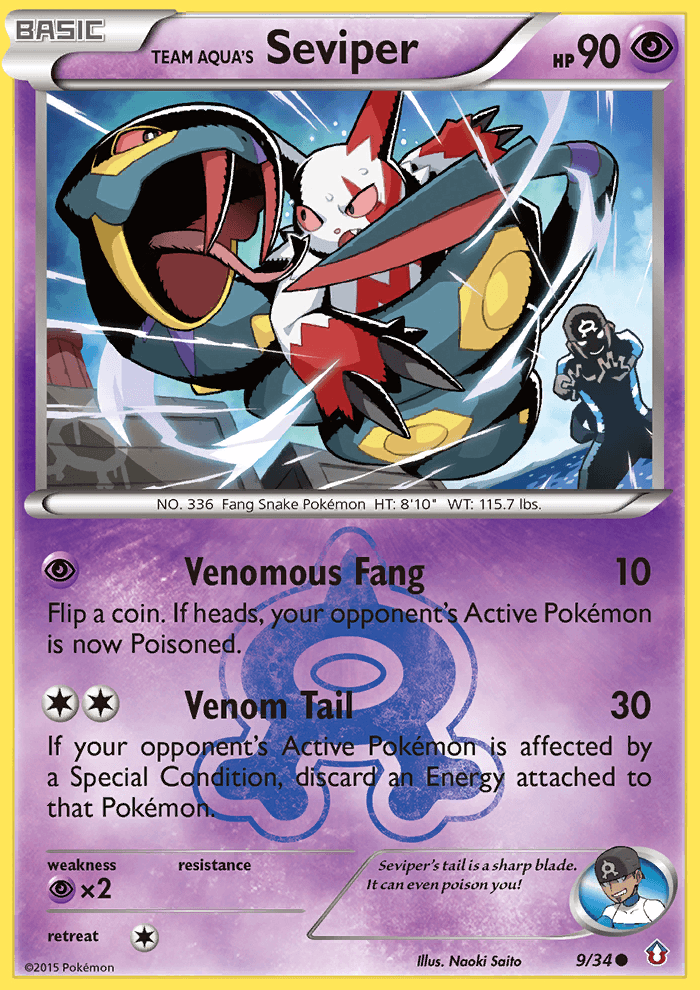 Team Aqua's Seviper #9
