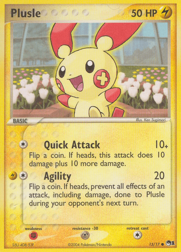 Plusle 2004 Pokemon POP Series 1