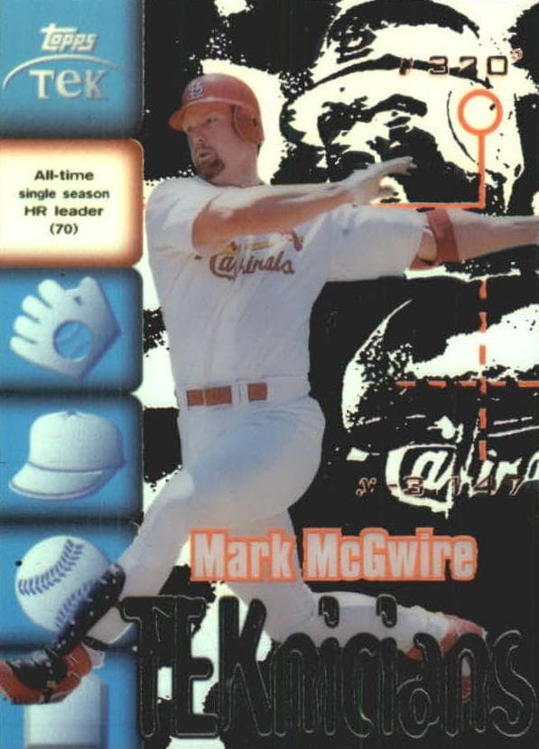 Mark McGwire 1999 topps Topps Tek