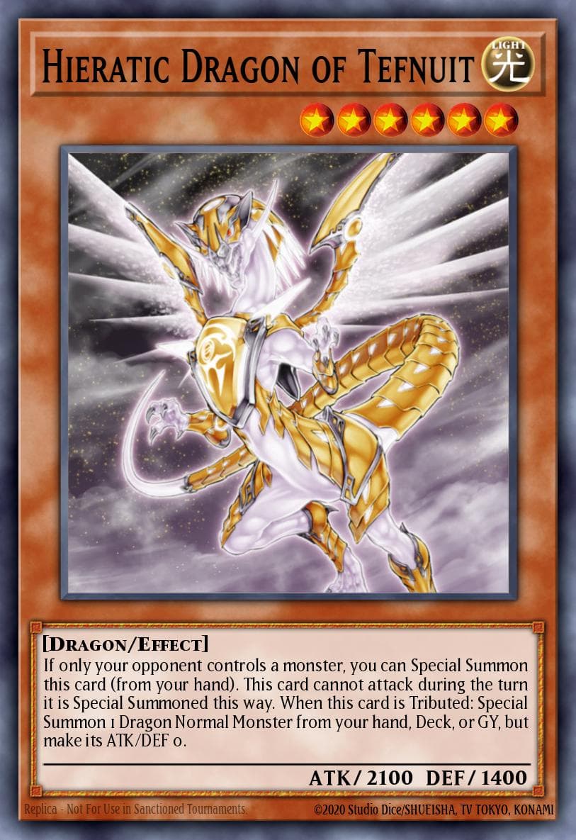Hieratic Dragon of Tefnuit #AP01-EN008