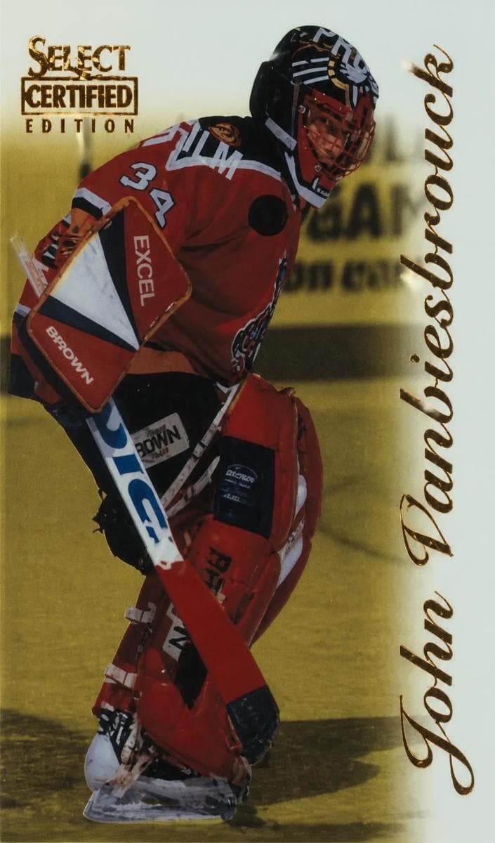 John Vanbiesbrouck 1996 panini Select Certified