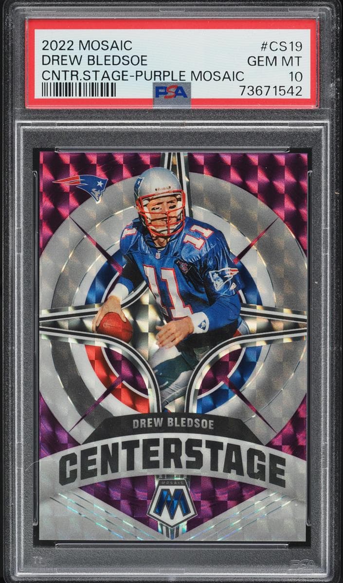 Drew Bledsoe 2022 panini Panini Mosaic