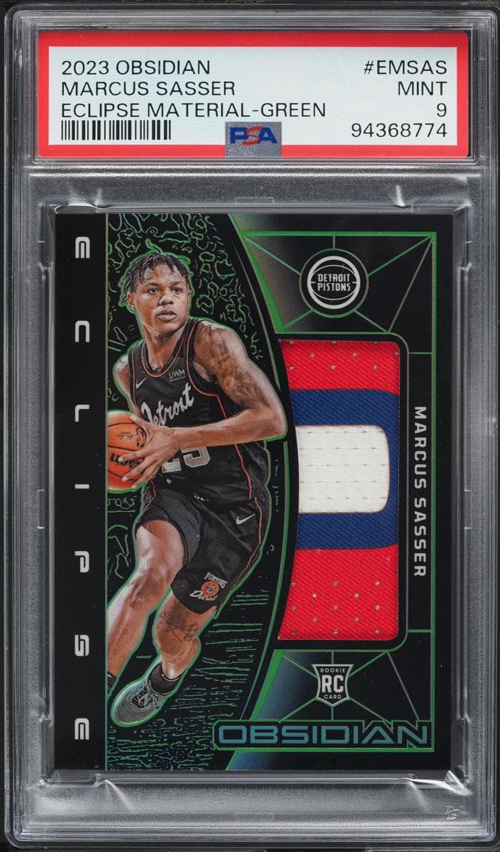 Marcus Sasser 2023 panini Obsidian