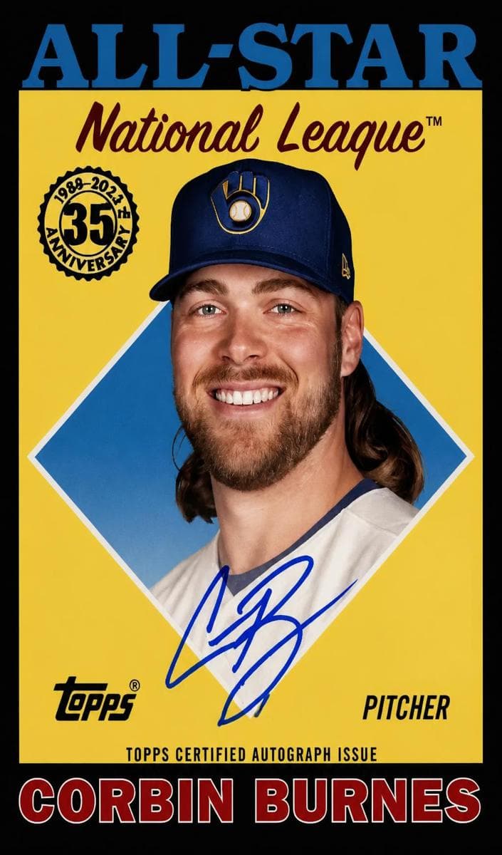 Corbin Burnes 2023 topps Topps