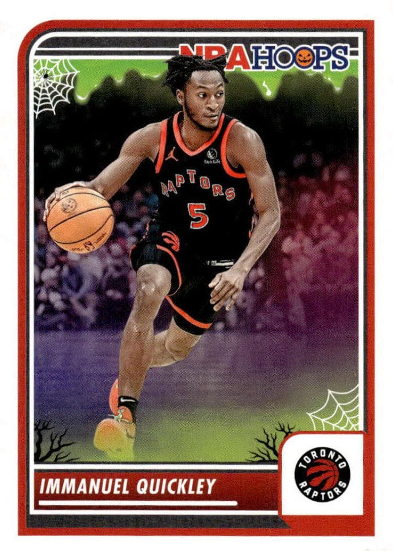 Immanuel Quickley 2023 panini Hoops Haunted Hoops