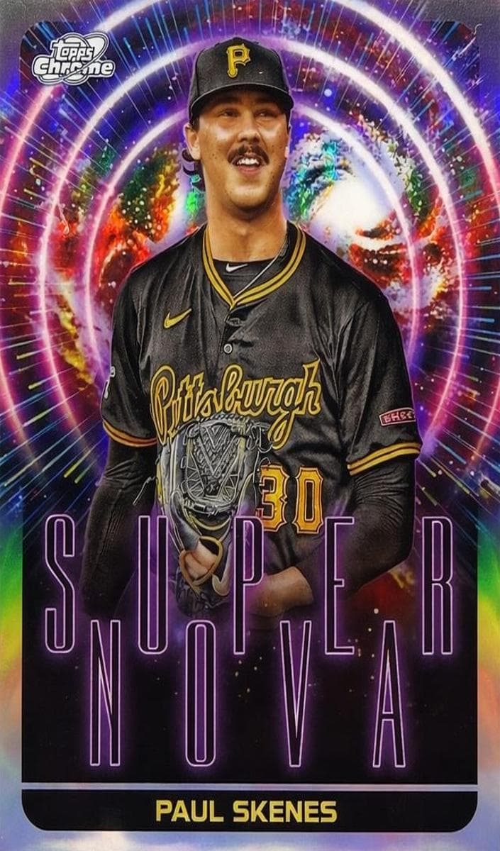 Paul Skenes 2025 topps Topps Cosmic Chrome