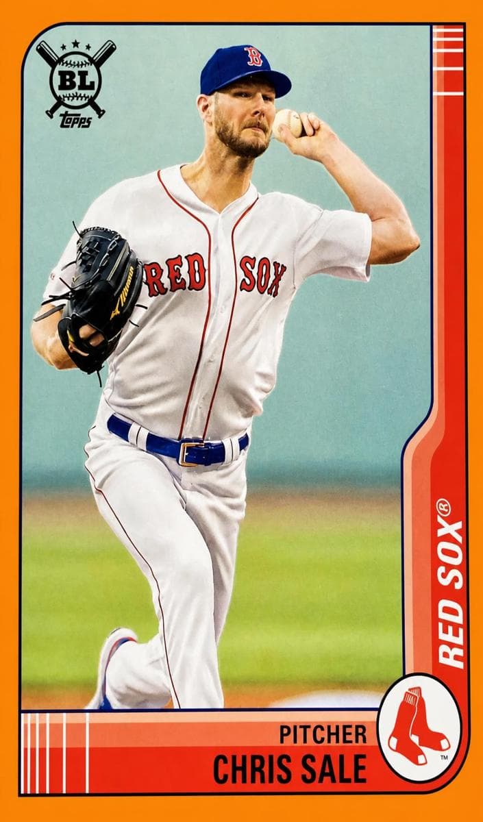 Chris Sale 2021 topps Topps Big League
