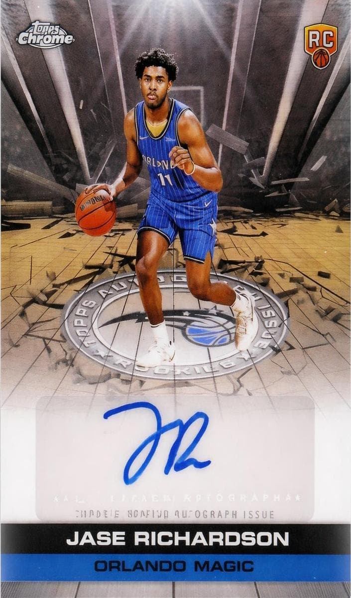 Jase Richardson 2025 topps Topps Chrome