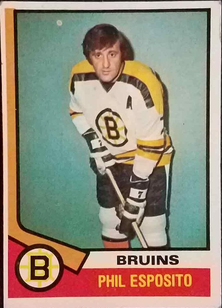 Phil Esposito 1974 topps Topps