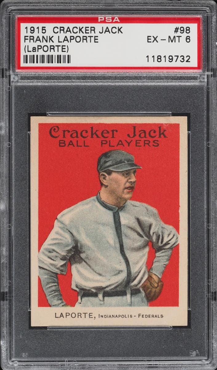 Frank LaPorte 1915 unknown Cracker Jack
