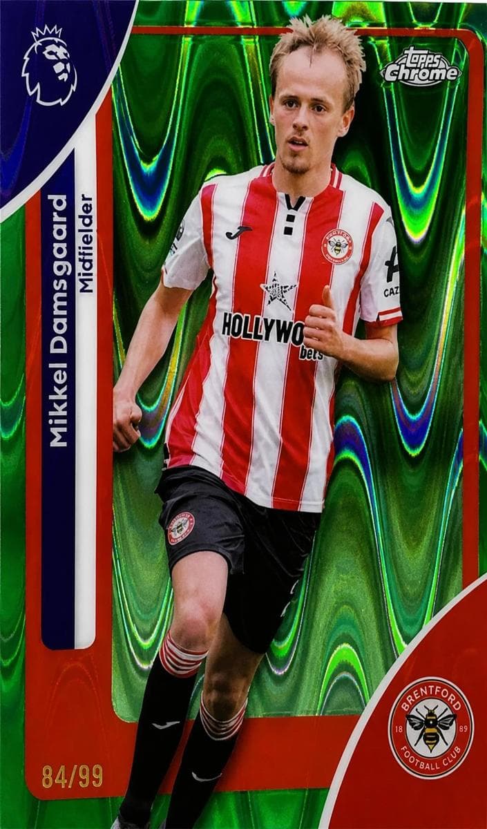 Sepp van den Berg 2026 Topps Chrome Premier League rookie card