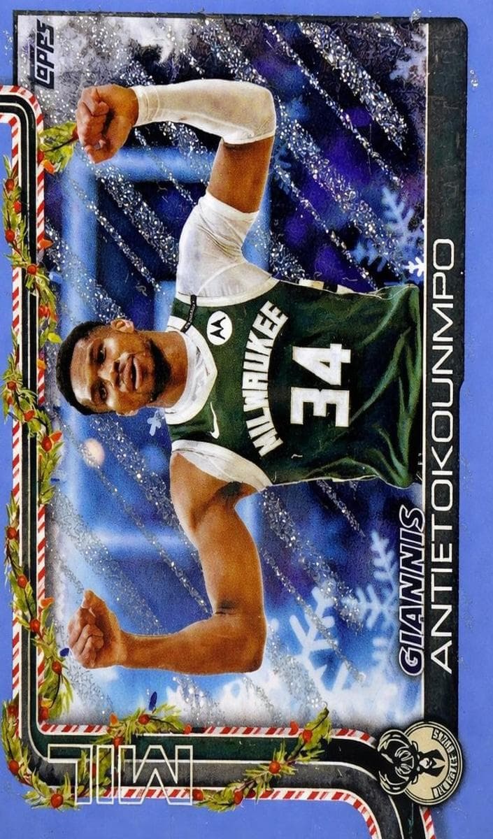 Giannis Antetokounmpo 2025 topps Topps Holiday