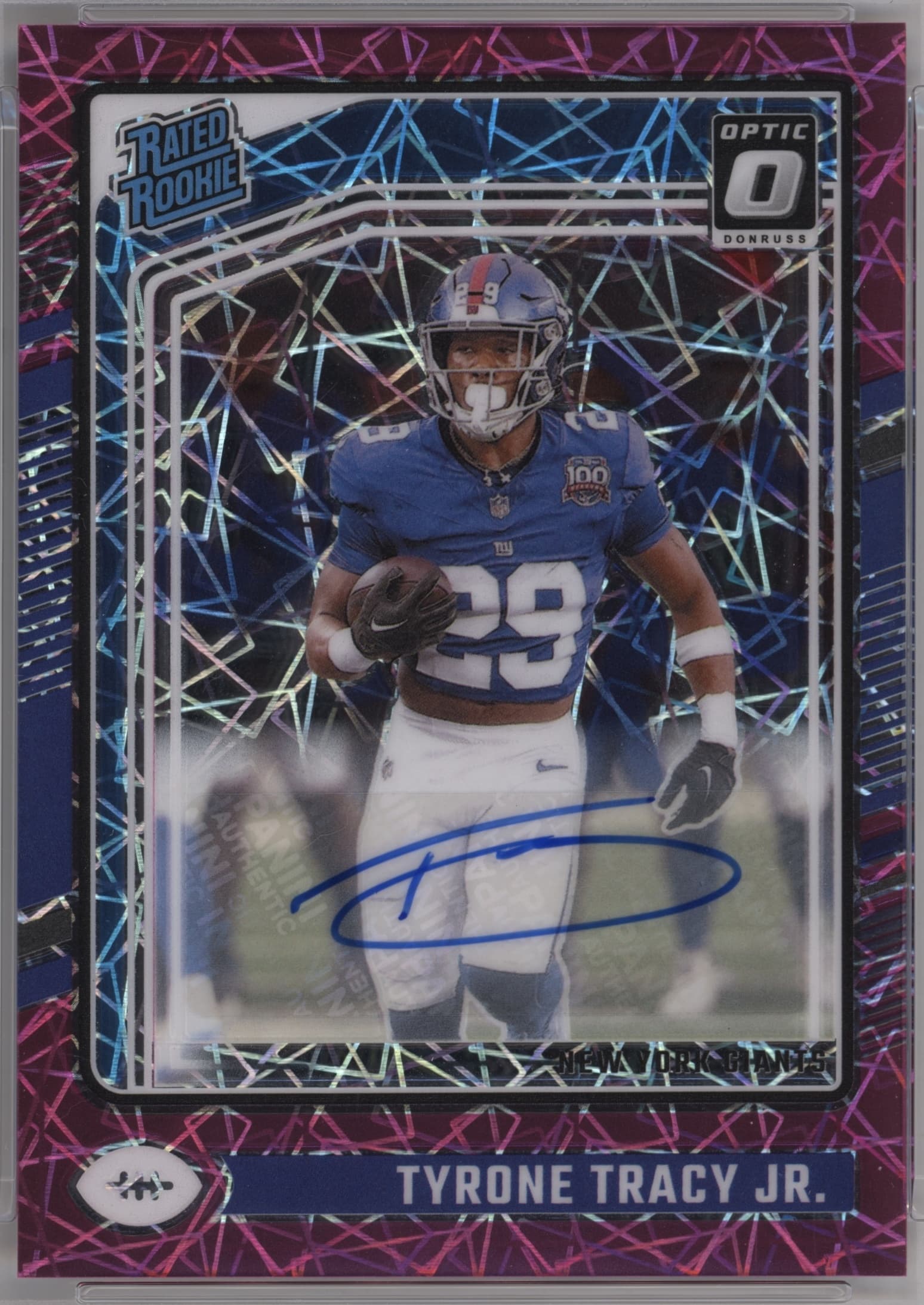 Tyrone Tracy Jr. 2024 panini Panini Donruss Optic