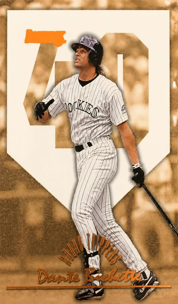 Dante Bichette 1996 panini Donruss