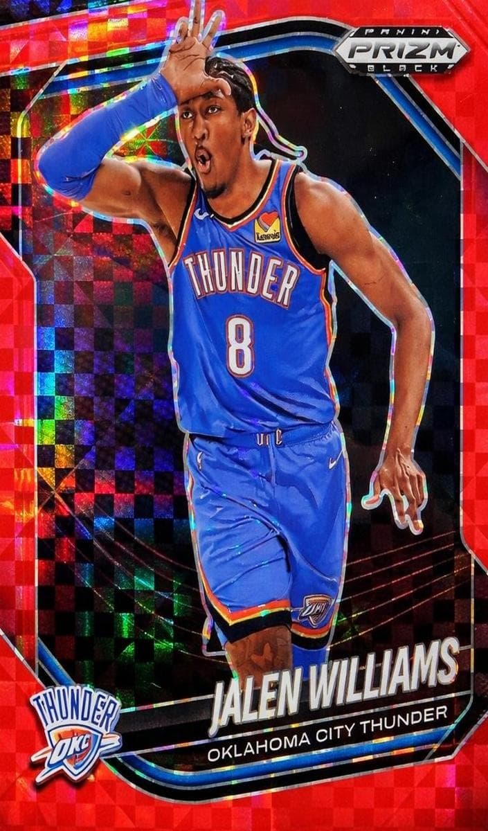 Jalen Williams 2024 panini Panini Prizm Black