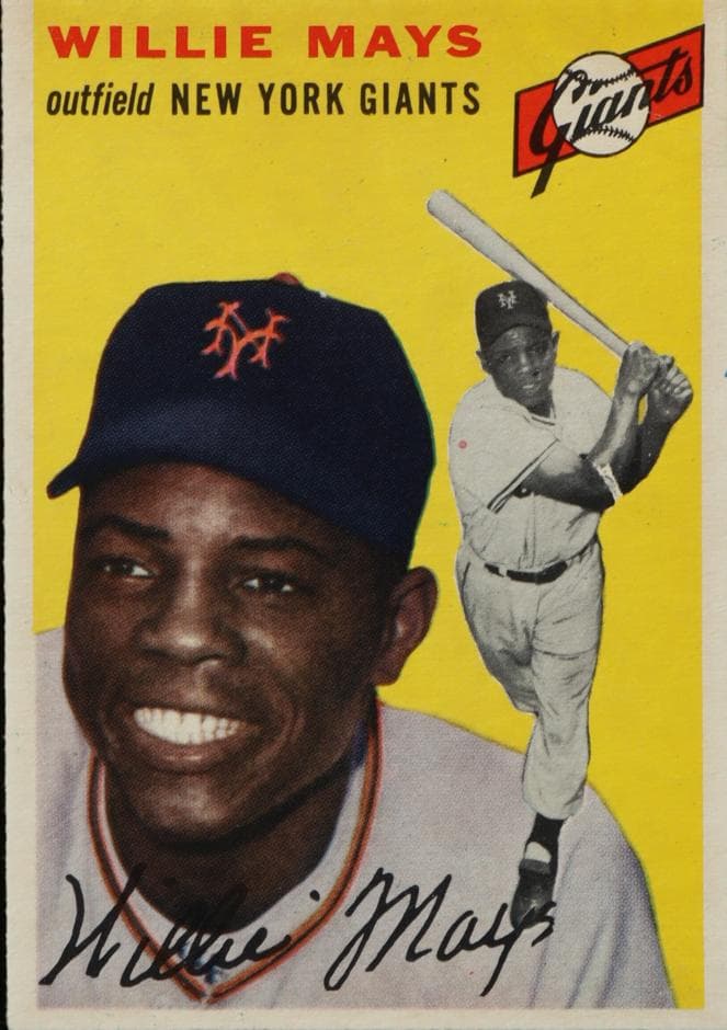 Willie Mays 1954 topps Topps