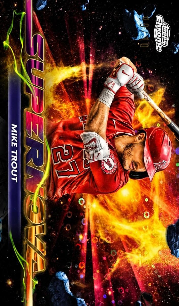 Mike Trout 2024 topps Topps Cosmic Chrome