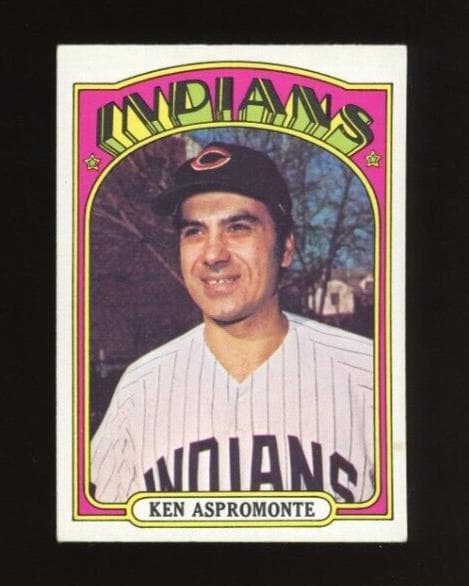 Ken Aspromonte 1972 topps Topps