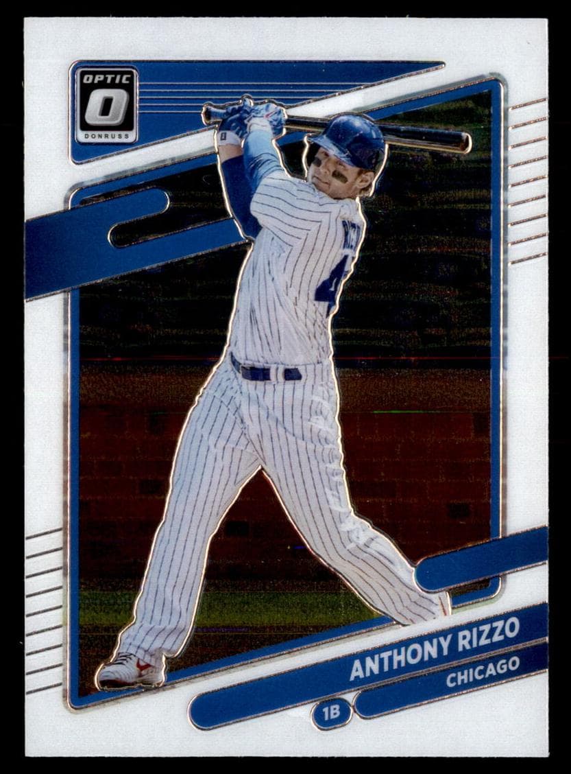 Anthony Rizzo 2021 panini Donruss Optic