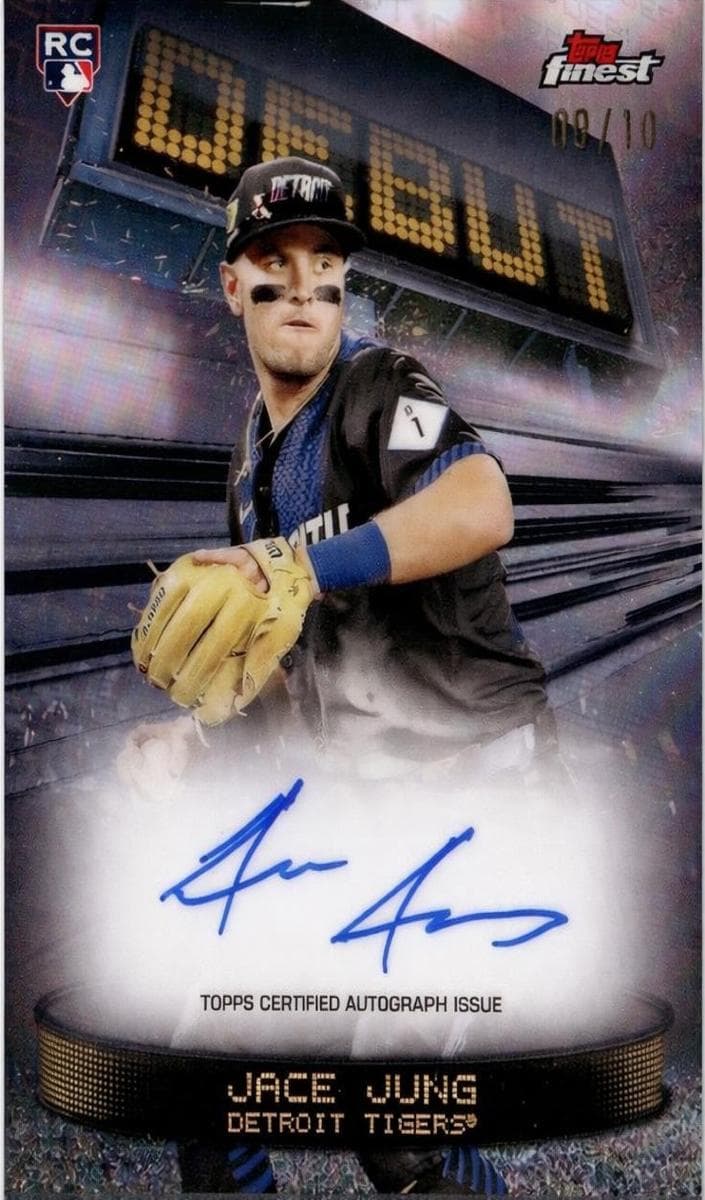 Jace Jung 2025 topps Topps Finest