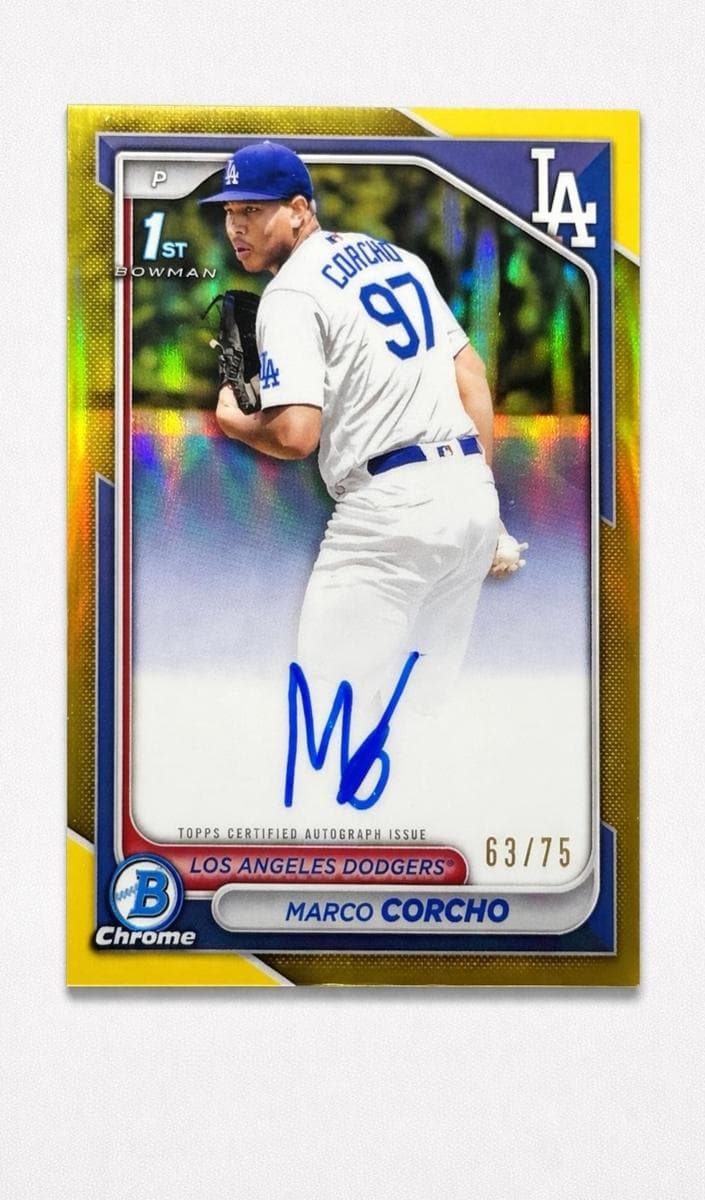 Marco Corcho 2024 bowman Bowman Chrome