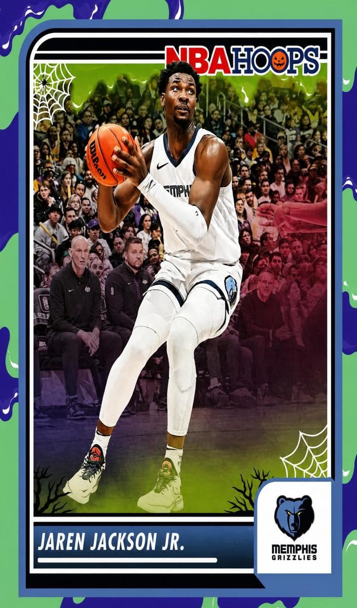 Jaren Jackson Jr. 2023 panini Hoops Haunted Hoops