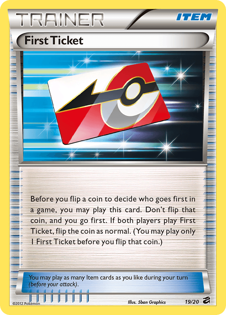 First Ticket 2012 Pokemon Japanese Dragon Selection