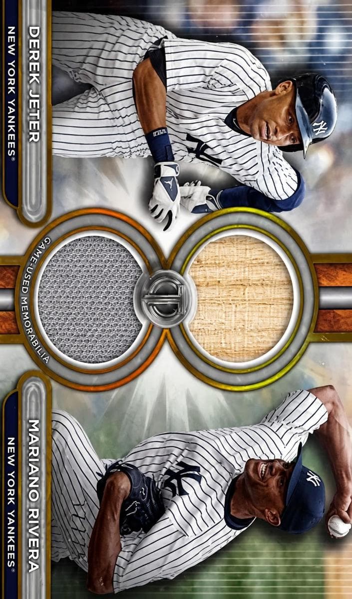 Mariano Rivera / Derek Jeter trading card