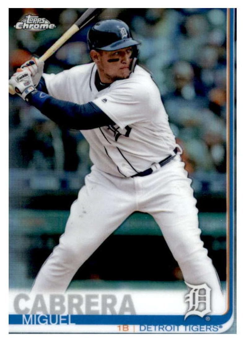 Miguel Cabrera 2019 topps Topps Chrome