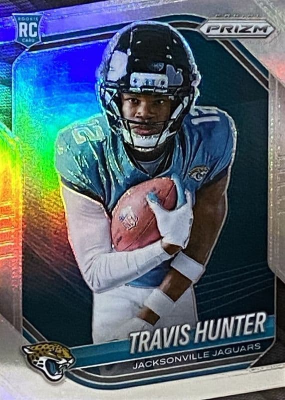 Travis Hunter 2025 panini Prizm Rookie Variation - Silver