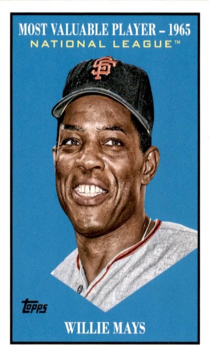 Willie Mays 2025 topps Update Most Valuable
