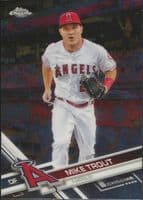 Mike Trout 2017 topps Topps Chrome Refractor