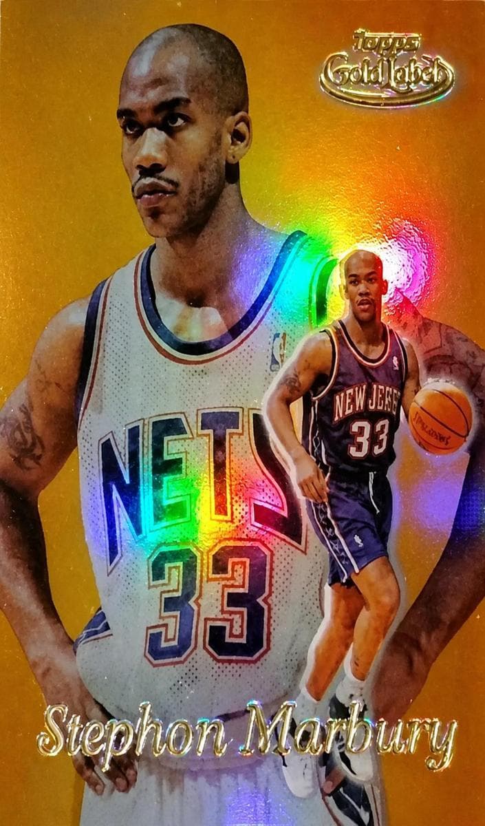 Stephon Marbury 1999 topps Topps Gold Label