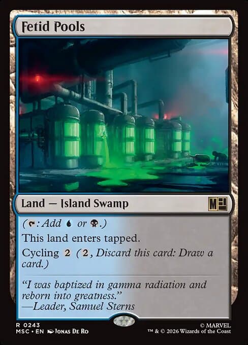 Fetid Pools 2023 Magic: The Gathering Doctor Who