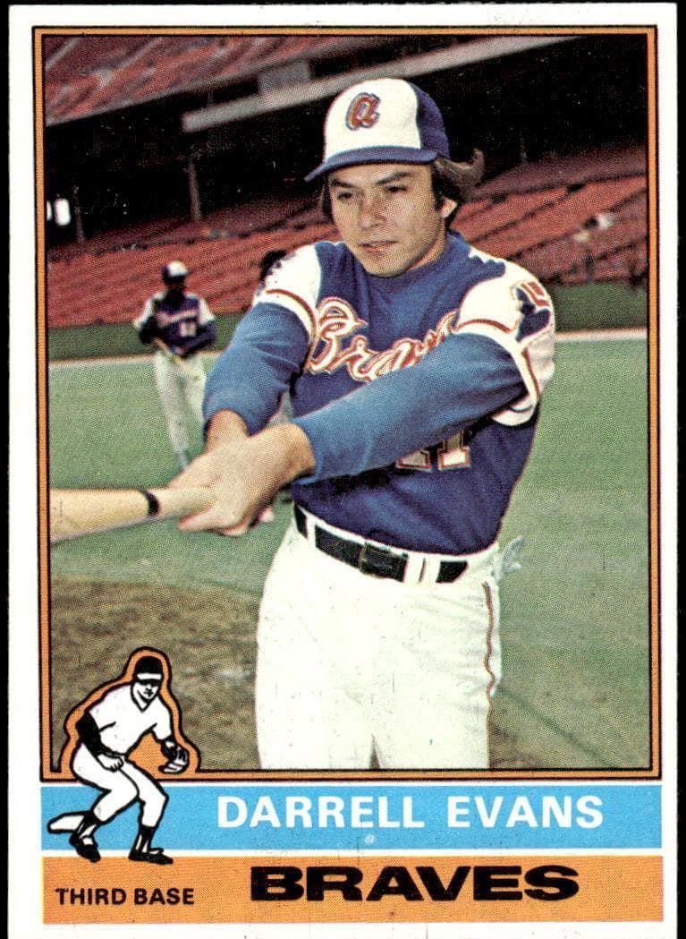 Darrell Evans 1976 topps Topps