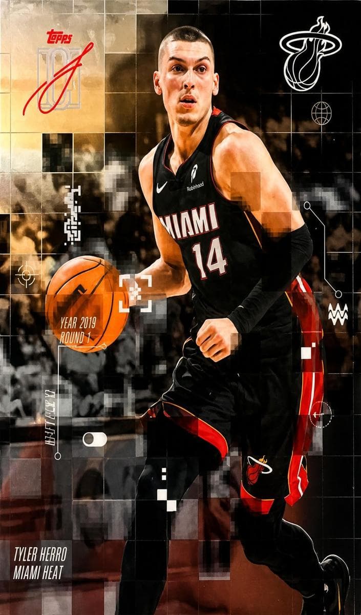 Tyler Herro 2025 topps Topps Signature Class